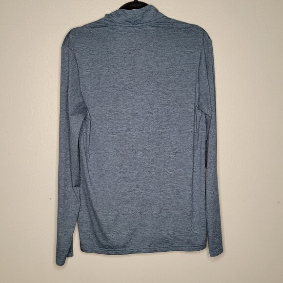 Tek Gear Men's Small S Quarter Zip Pullover Long Sleeve Lightweight - Picture 2 of 3